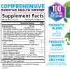 Probiotics 100 Billion CFU - 10 Probiotic Strains & Prebiotics - Digestive Gut Health, Immune Support & Occasional Constipation, Gas & Bloating - Daily Supplement For Women & Men - 120 Vegan Capsules view 2
