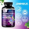 Probiotics 100 Billion CFU - 10 Probiotic Strains & Prebiotics - Digestive Gut Health, Immune Support & Occasional Constipation, Gas & Bloating - Daily Supplement For Women & Men - 120 Vegan Capsules view 4