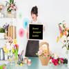 50 pc Kraft Paper Flower Bags with Handles Cones & Brown Bouquets - Shears, Thorn Remover, Floral Tape & Lace Ribbon (13.78Inches) view 2