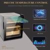 50L Cigar Humidors with Cooling and Heating Function, 300 Counts Capacity Cigar Humidor Humidifiers with Constant Temperature Controller, for Men view 3