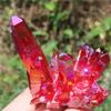 AtkitS Meditation Natural Light Colorful Aura Quartz Crystal Bismuth Silicon Cluster Rainbow Specimen (Size : 150-200g) view 1