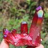 AtkitS Meditation Natural Light Colorful Aura Quartz Crystal Bismuth Silicon Cluster Rainbow Specimen (Size : 150-200g) view 4