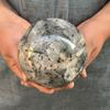 AtkitS Meditation Natural Black Tourmaline Ball Crystal Quartz Ball Stone (Size : 250-300g) view 1