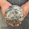 AtkitS Meditation Natural Black Tourmaline Ball Crystal Quartz Ball Stone (Size : 250-300g) view 2