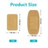 100 Pcs Large Bandages Flexible Adhesive Bandages Fabric Bandages Bulk for First Aid Wound Care Scrapes Blister view 2