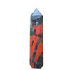 KatLin Decorative Ornaments Natural Blood Stone Obelisk Quartz Crystal Wand Point (Size : 450-500g) view 1