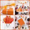 30 Sheets Orange Tissue Paper for Packaging Gift Bags Decoration, Gift Wrap Tissue Paper Bulk for Weddings Birthday DIY Project Christmas Halloween Thanksgiving Gift Wrapping Crafts Decor view 3