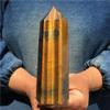 KatLin Decorative Ornaments Natural Tigers Eye Obelisk Quartz Crystal Point Wand (Size : 1100-1200g) view 2