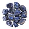 1.1lb Bulk Raw Sodalite Crystal Rough Crystal-Natural Sodalite Raw Stones Crystal for Tumbling, Cabbing, Fountain Rocks, Decoration, Polishing, Wire Wrapping, Wicca & Reiki Crystal Healing view 1