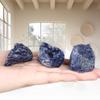 1.1lb Bulk Raw Sodalite Crystal Rough Crystal-Natural Sodalite Raw Stones Crystal for Tumbling, Cabbing, Fountain Rocks, Decoration, Polishing, Wire Wrapping, Wicca & Reiki Crystal Healing view 4