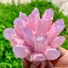 KatLin Decorative Ornaments Natural Pink Phantom Quartz Crystal Cluster Mineral Specimen (Size : 300-350g) view 4