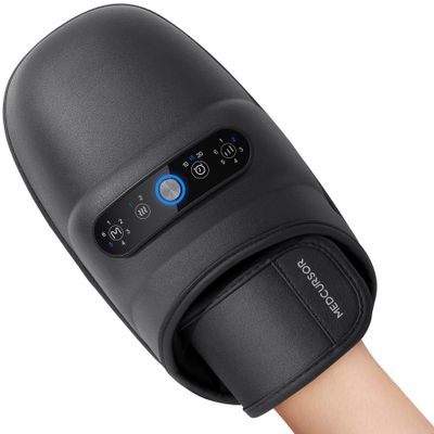 Medcursor Hand Massager - Hand Massager with Heat and Compression for Carpal Tunnel and Stiff Joints, Pain Relief from Wrist to Palm and Finger, Gifts for Women Men (Rechargeable)