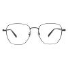 LAMBBAA Blue Light Blocking Reading Glasses Women Men Small Face Computer Fashionable Lightweight Retro Metal FrameSilver+3.50Magnification view 1