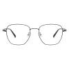 LAMBBAA Blue Light Blocking Reading Glasses Women Men Small Face Computer Fashionable Lightweight Retro Metal FrameBlack+2.75Magnification view 1