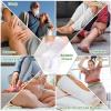 Artfasion Extra Wide Diabetic Socks: 3 Pairs Width Bariatric Edema Socks for Swollen Feet Non-Binding Hospital Socks for Men Women Lymphedema Neuropathy Seniors Pregnant (13-15, White) view 2