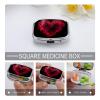 LFDSEPYM Pill Box Portable Pill Case for Pocket Heart Shaped Smoke Travel Small Pill Organizer 2 Compartment Metal Pill Container Holder for Medicine Vitamins Fish Oil Supplements view 4