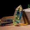 AtkitS Meditation Citrine Quartz Crystal Hexagonal Wand Point Stone Home Decor view 1