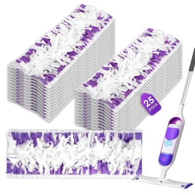 (25 Pack) Replacement Power Mop Pads for Swiffer PowerMop, Disposable PowerMop Mopping Pad Refills Compatible with Swiffer PowerMop, Multi-Surface Mop Pad Refills for Floor Cleaning