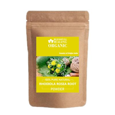 Blessfull Healing Organic Rhodiola Rosea Root Powder 100% Pure Natural 200 Gram / 7.05 oz