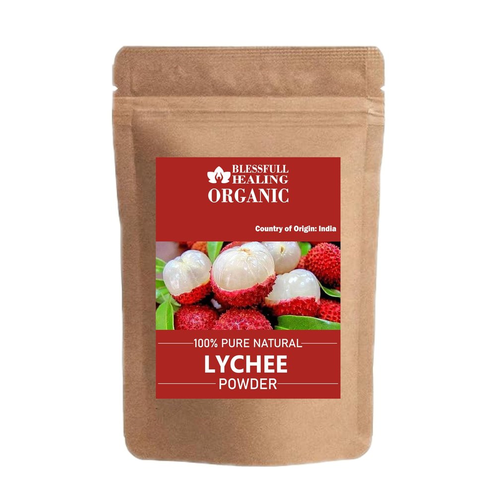 Blessfull Healing Organic Lychee Powder 100% Pure Natural 200 Gram / 7.05 oz