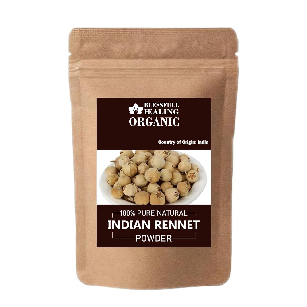 Blessfull Healing Organic Indian Rennet Powder 100% Pure Natural 100 Gram / 3.52 oz