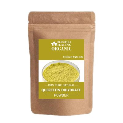 Blessfull Healing Organic Quercetin Dyhidrate Powder 100% Pure Natural 300 Gram / 10.58 oz