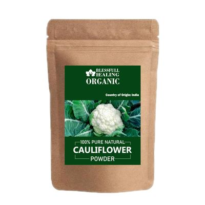 Blessfull Healing Organic Cauliflower Powder 100% Pure Natural 300 Gram / 10.58 oz