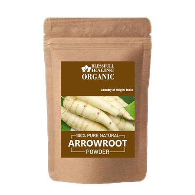 Blessfull Healing Organic Arrowroot Powder 100% Pure Natural 200 Gram / 7.05 oz