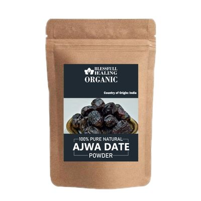 Blessfull Healing Organic Ajwa Date Powder 100% Pure Natural 200 Gram / 7.05 oz