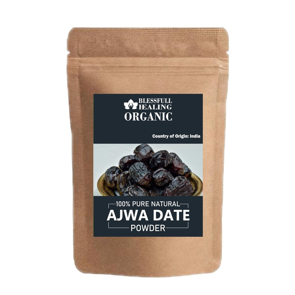 Blessfull Healing Organic Ajwa Date Powder 100% Pure Natural 200 Gram / 7.05 oz