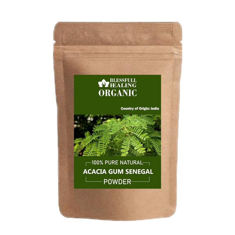 Blessfull Healing Organic Acacia Gum Senegal Powder 100% Pure Natural 300 Gram / 10.58 oz