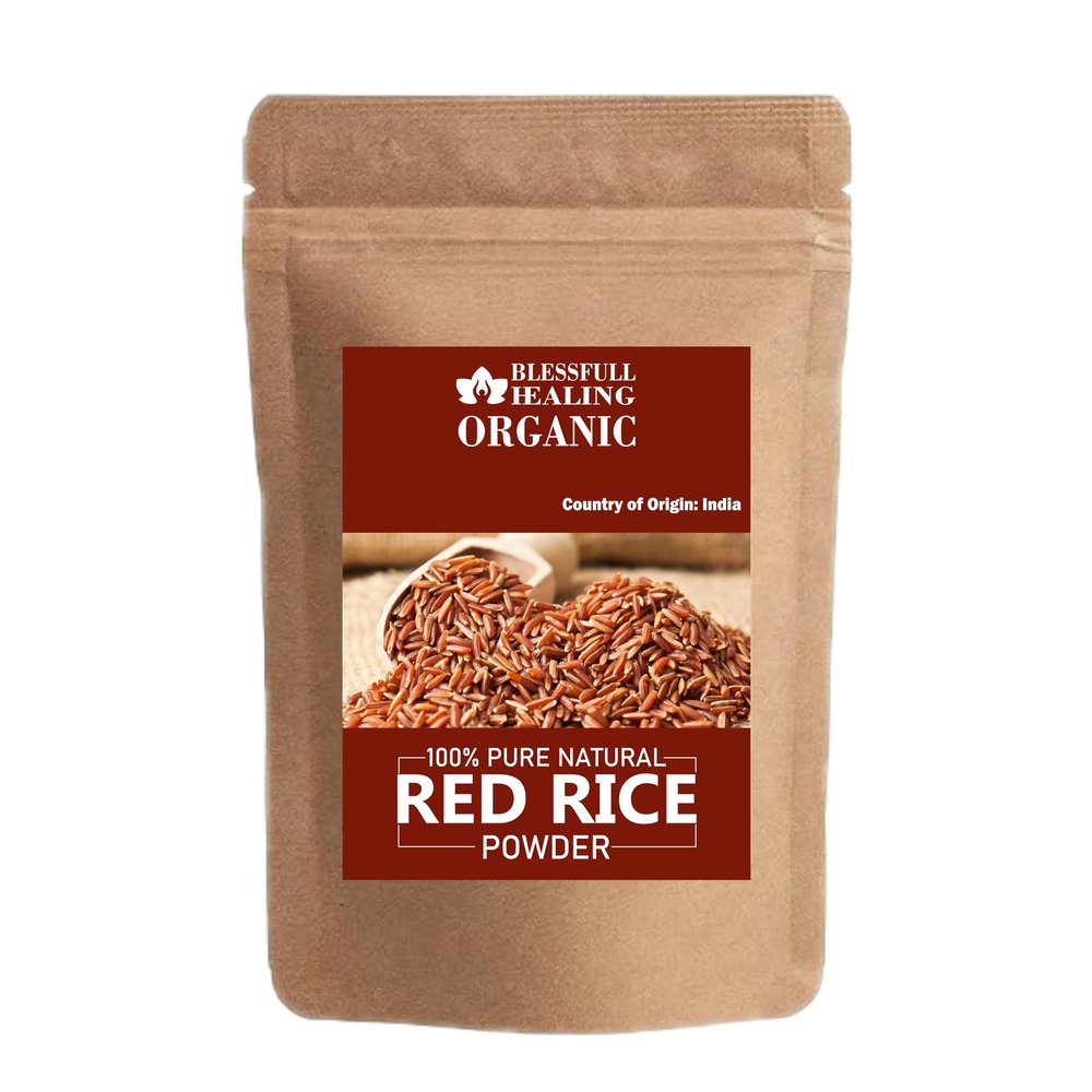 Blessfull Healing Organic Red Rice Powder 100% Pure Natural 300 Gram / 10.58 oz
