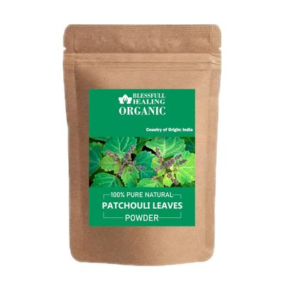Blessfull Healing Organic Patchouli Leaves Powder 100% Pure Natural 100 Gram / 3.52 oz