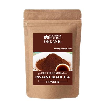 Blessfull Healing Organic Instant Black Tea Powder 100% Pure Natural 300 Gram / 10.58 oz