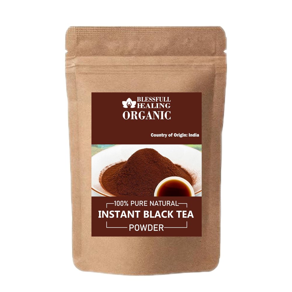 Blessfull Healing Organic Instant Black Tea Powder 100% Pure Natural 300 Gram / 10.58 oz