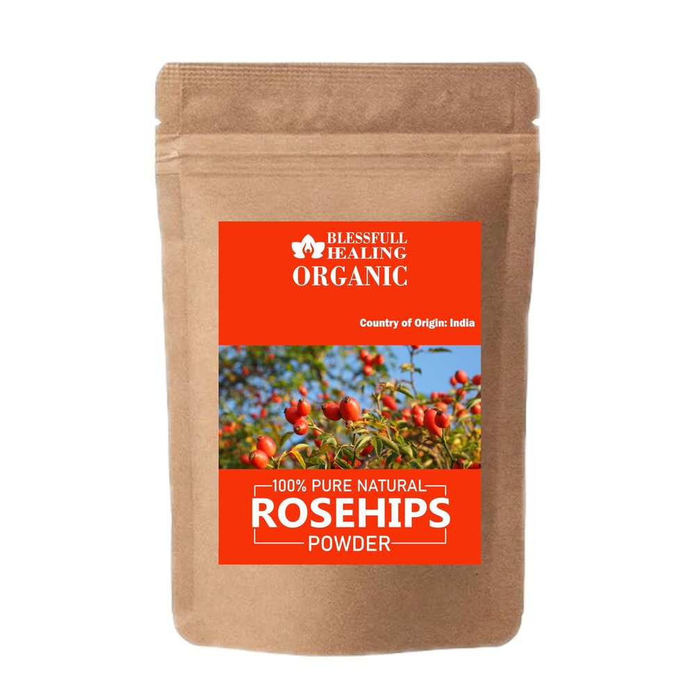 Blessfull Healing Organic Rosehips Powder 100% Pure Natural 100 Gram / 3.52 oz