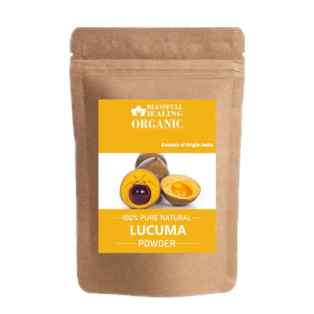 Blessfull Healing Organic Lucuma Powder 100% Pure Natural 200 Gram / 7.05 oz