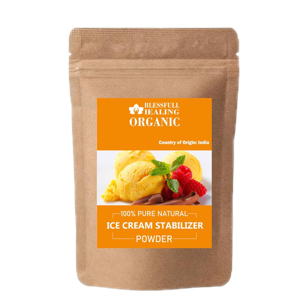 Blessfull Healing Organic Ice Cream Stabilizer Powder 100% Pure Natural 300 Gram / 10.58 oz