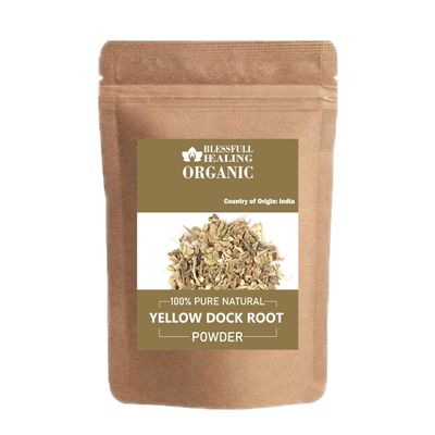 Blessfull Healing Organic Yellow Dock Root Powder 100% Pure Natural 300 Gram / 10.58 oz