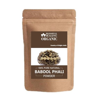 Blessfull Healing Organic Babool Phali Powder 100% Pure Natural 300 Gram / 10.58 oz