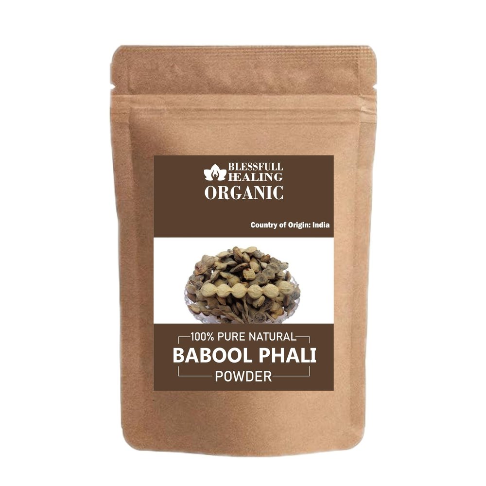 Blessfull Healing Organic Babool Phali Powder 100% Pure Natural 300 Gram / 10.58 oz