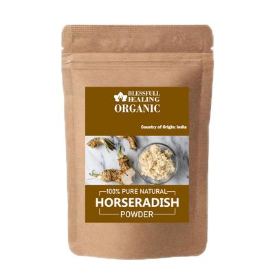 Blessfull Healing Organic Horseradish Powder 100% Pure Natural 200 Gram / 7.05 oz