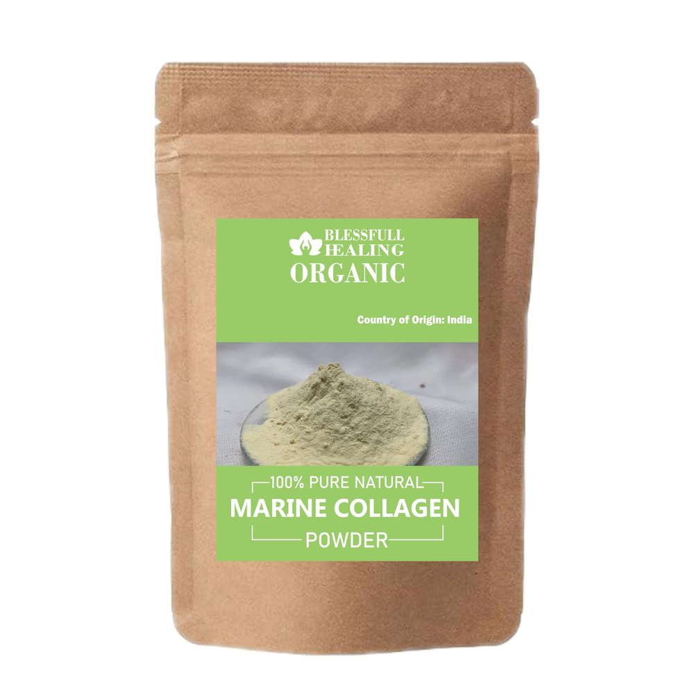 Blessfull Healing Organic Marine Collagen Powder 100% Pure Natural 200 Gram / 7.05 oz