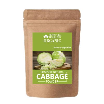 Blessfull Healing Organic Cabbage Powder 100% Pure Natural 200 Gram / 7.05 oz