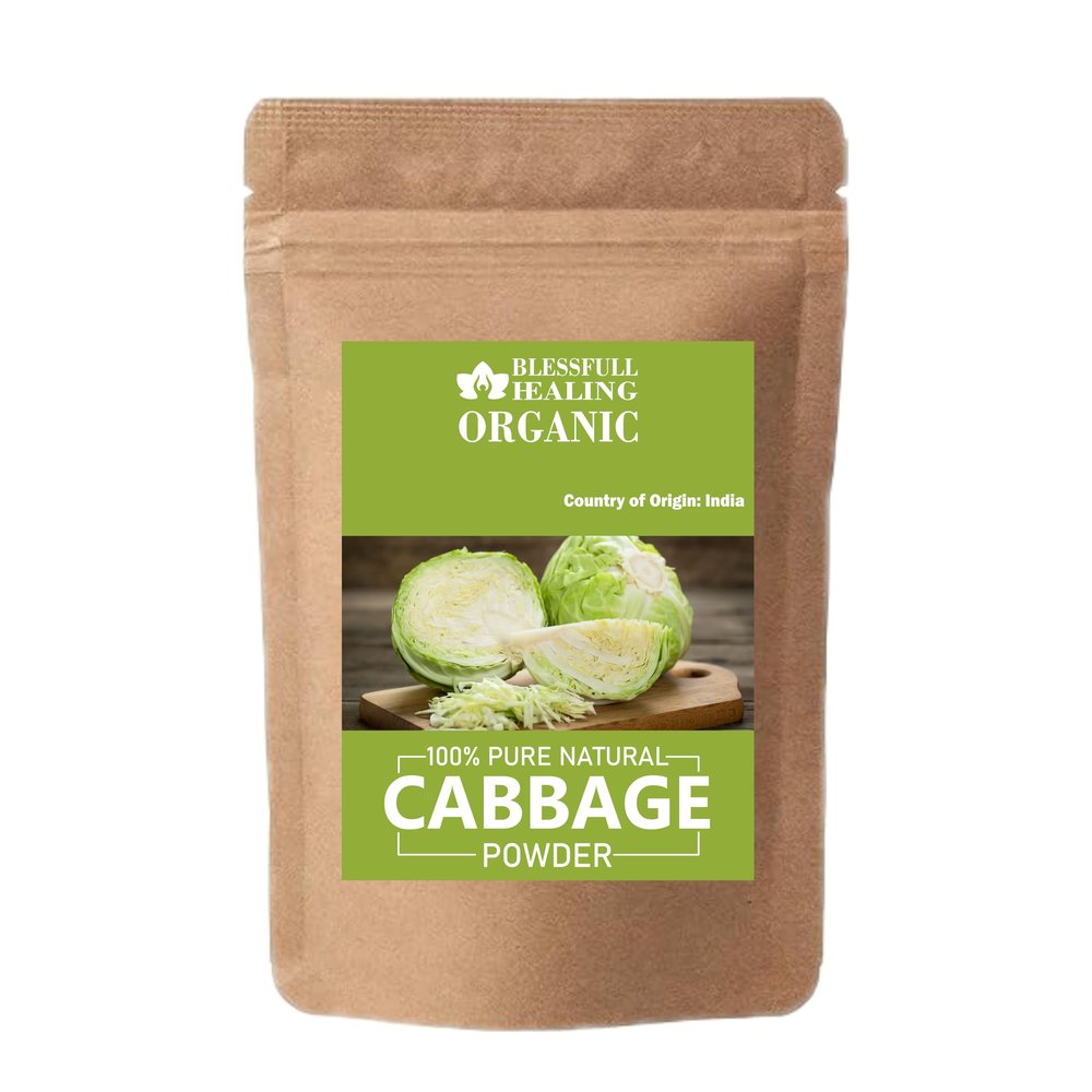 Blessfull Healing Organic Cabbage Powder 100% Pure Natural 200 Gram / 7.05 oz