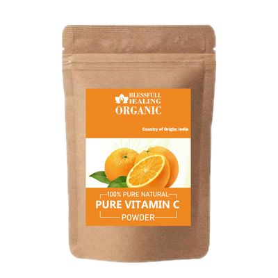 Blessfull Healing Organic Pure Vitamin C Powder 100% Pure Natural 300 Gram / 10.58 oz