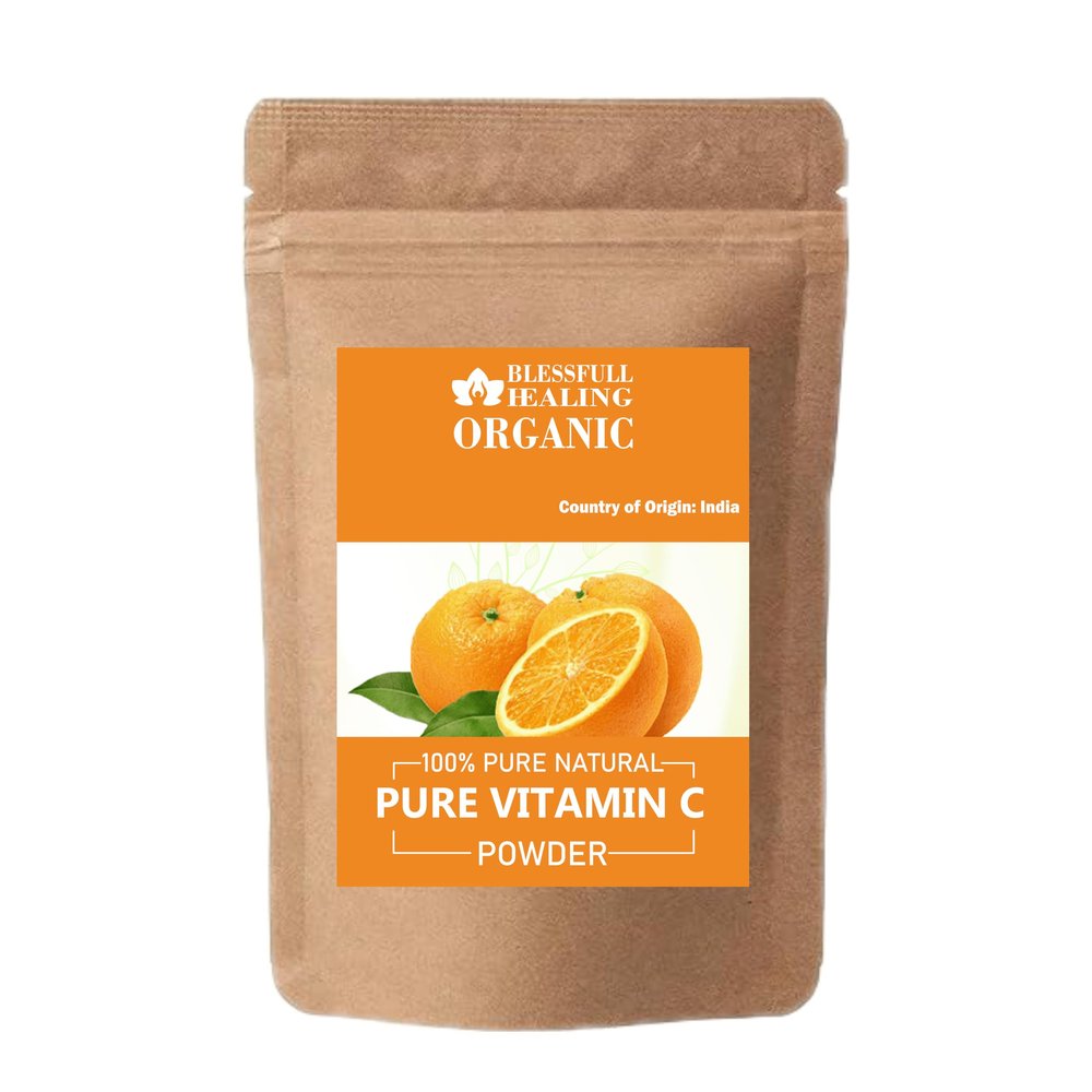 Blessfull Healing Organic Pure Vitamin C Powder 100% Pure Natural 300 Gram / 10.58 oz