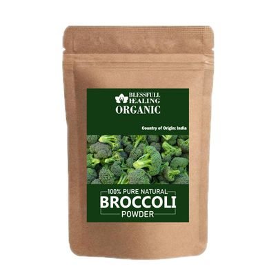 Blessfull Healing Organic Broccoli Powder 100% Pure Natural 100 Gram / 3.52 oz