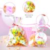 Cherodada 8x11 Inch Iridescent Cellophane Bags, with Twist Ties, Treat Bags for Candy Cookie Goodie Chocolates, And Popcorn view 4