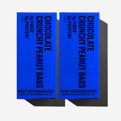 Mid-Day Squares Crunchy Peanut Protein Chocolate Bars, 1.16 Oz each, 2 Packs (24 Squares) | Made with Real Chocolate, 6g Plant Protein, 4g Fiber, Gluten Free, Plant-Based